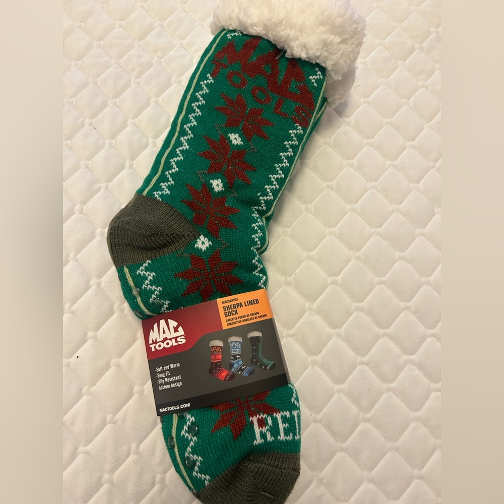 Green Mac Tools Sherpa Lined Socks